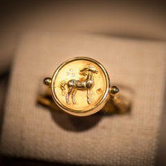 アクセサリー TOMWOOD Coin Ring horse Gold 64 Coin Ring Gold - Tom Wood Project Official Online Store