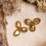 Lauren K Sapphire Cluster Earrings