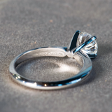 Ideal Cut Lab Grown Diamond Platinum Ring