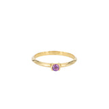 Purple Sapphire Petite Stacker Ring