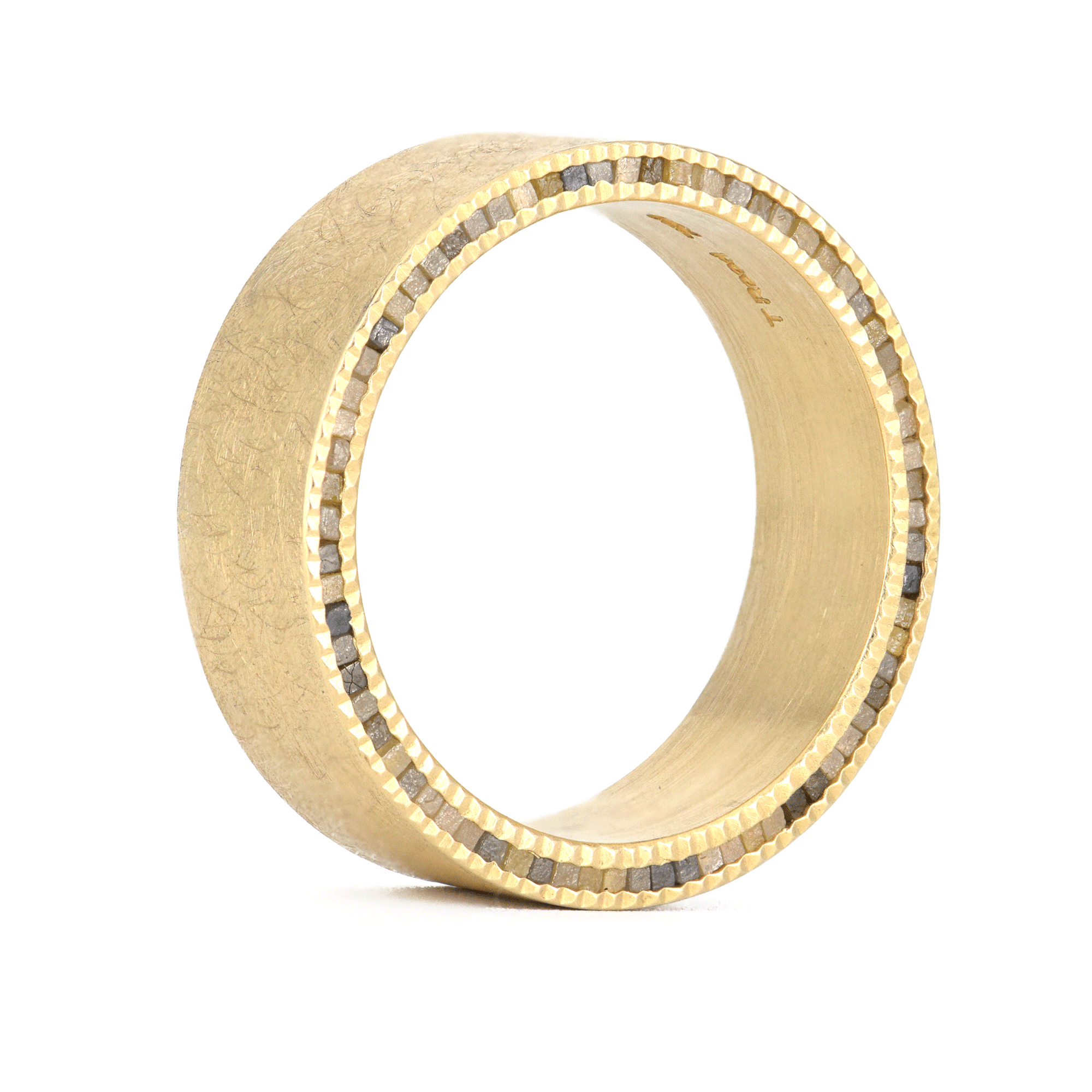 Todd Reed Raw Cube Diamond Edge Band | Shop Alchemy Jewelry Store ...