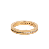 Todd Reed Raw Cube and White Diamond Band