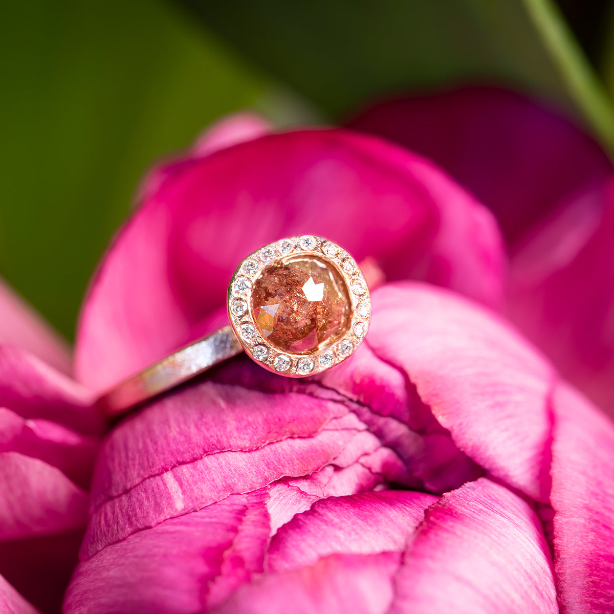 Todd Reed Fancy Colored Diamond Rose Gold Ring Shop Alchemy Jewelry