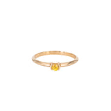 Yellow Sapphire Petite Stacker Ring